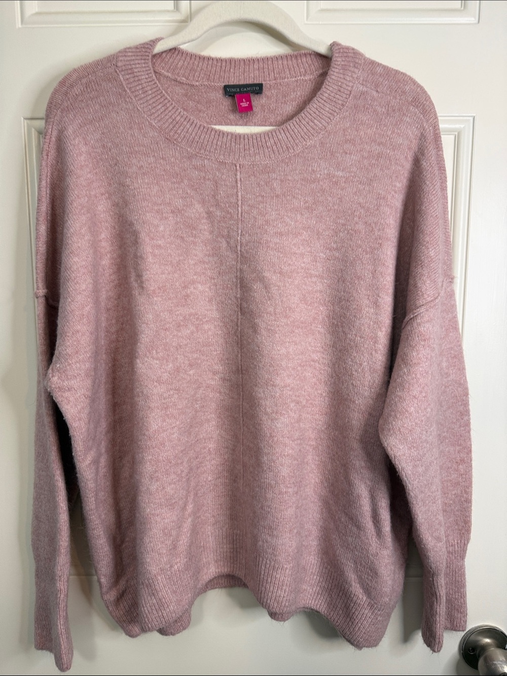 Vince Camuto Dusty Pink Crewneck Sweater